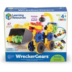 Gears! Gears! Gears! Klocki, Koła Zębate, Spychacz, Zestaw konstrukcyjny