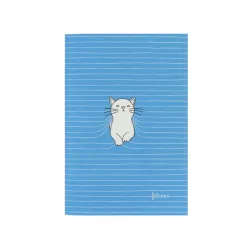 Mały Zeszyt - Felines - Koty - Purrrfect Place (Bold Blue)