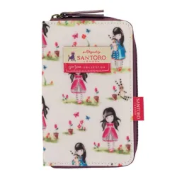 Portfel z suwakiem - Gorjuss - Pastel Pattern Collection - Ladybird