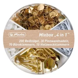 Zestaw spinaczy i pinezek – Mixbox 4W1 Pure Glam