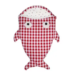 Baby Bites Śpiworek light Shark (1-18 miesięcy) Red Vichy
