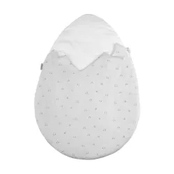 Baby Bites Śpiworek light Egg (0-3 miesięcy) White