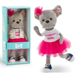 Przytulanka piesek Lucky Betsy w sukience Lucky Girl – 38cm