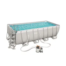 Basen Stelażowy 16 x 8 FT / 488 x 244 x 122 cm Power Steel BESTWAY