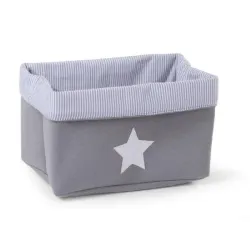 Childhome Pudełko płócienne 32 x 20 x 20 cm Grey