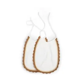 Childhome Zestaw 2 szt. Śliniaków Jersey Crochet