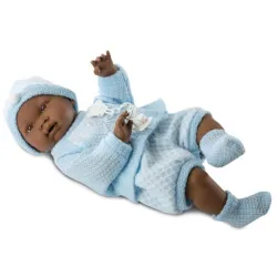 Hiszpańska lalka bobas chłopiec Noe 45cm - full body