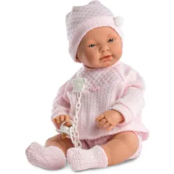 Hiszpańska lalka bobas dziewczynka Sofia 45cm - full body