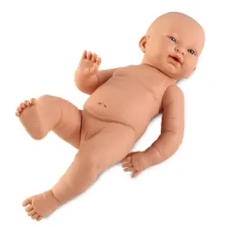 Hiszpańska lalka bobas dziewczynka Sofia 45cm golasek - full body