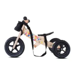 Rowerek drewniany Twist Plus - Cubic Black Edition