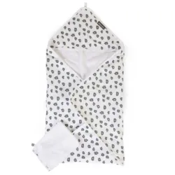 Childhome Ręcznik z kapturkiem + myjka Jersey