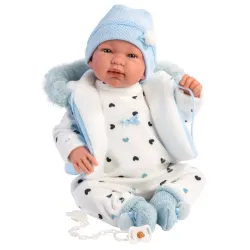 Lalka hiszpańska Bobas Tino 44 cm płacze