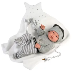 Lalka hiszpańska Bobas chłopiec Tino 43 cm