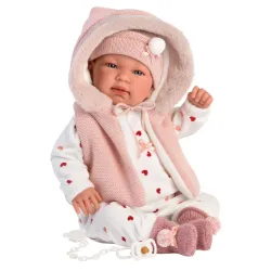 Lalka hiszpańska Bobas Tina 44 cm płacze
