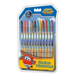 Super Wings, Zestaw Długopisów Żelowych, 12 szt.