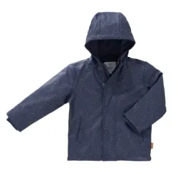 Fresk Kurtka przeciwdeszczowa 128 cm (8 lat) Złote kropki Indigo