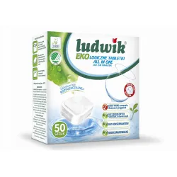 LUDWIK Ekologiczne tabletki all in one do zmywarek 50 szt. 900g