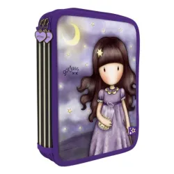 Podwójny Piórnik z Wyposażeniem - Gorjuss Sparkle & Bloom - Catch A Falling Star