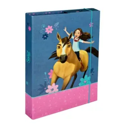 Teczka A4 na Dokumenty, Zamykana na Gumkę, 4 cm, Spirit Mustang