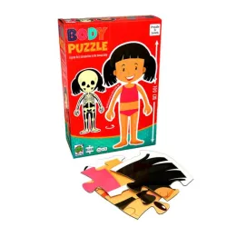 Gigantyczne Puzzle, Moje ciało, Dziewczynka, 26 elementów.