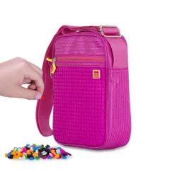 Torba na Ramię PIXIE CREW, Purpurowa, Purpurowy Panel