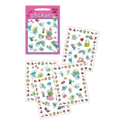Zestaw Naklejek 180 szt., Girls - SMERFY, Barbo Toys
