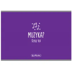 Zeszyt do nut A5 16 kartek - Muzyka