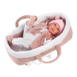 LLORENS bobasek Lala 74012 w eleganckim ubraniu 42 cm
