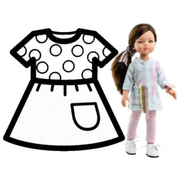 PAOLA REINA Ubranko dla lalek 32 cm 54658