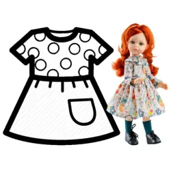 PAOLA REINA Ubranko dla lalek 32 cm 54852