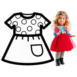 PAOLA REINA Ubranko dla lalek 60 cm 56564