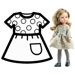 PAOLA REINA Ubranko dla lalek 32 cm 54463