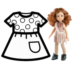 PAOLA REINA Ubranko dla lalek 32 cm 54459