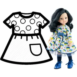 PAOLA REINA Ubranko dla lalek 32 cm 54464