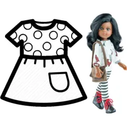 PAOLA REINA Ubranko dla lalek 32 cm 54474