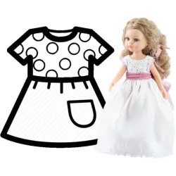 PAOLA REINA Ubranko dla lalek 32 cm 54825