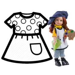 PAOLA REINA Ubranko dla lalek 32 cm 54652