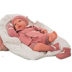 HISZPAŃSKA LALKA BOBAS 45 cm MUNECAS ARIAS REBORN 98115
