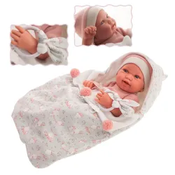 LALKA HISZPAŃSKA ANTONIO JUAN RECIEN NACIDA PIPA 42 cm