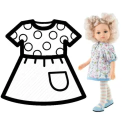 PAOLA REINA Ubranko dla lalek 32 cm 54483