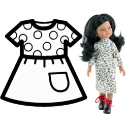 PAOLA REINA Ubranko dla lalek 32 cm 54484