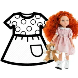 PAOLA REINA Ubranko dla lalek 32 cm 54489
