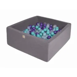 MeowBaby® Kwadratowy Suchy Basen dla Dziecka 110x1