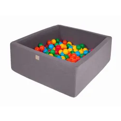 MeowBaby® Kwadratowy Suchy Basen dla Dziecka 110x1