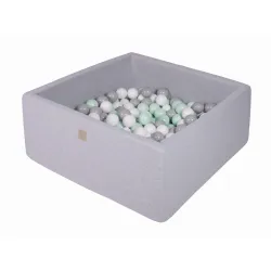 MeowBaby® Kwadratowy Suchy Basen dla Dziecka 110x1
