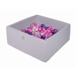 MeowBaby® Kwadratowy Suchy Basen dla Dziecka 110x1
