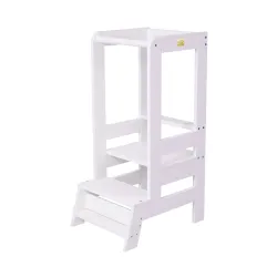 MeowBaby® Kitchen Helper, Drewniany Pomocnik Kuche