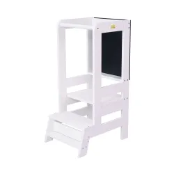 MeowBaby® Kitchen Helper z Tablicą Drewniany Pomoc