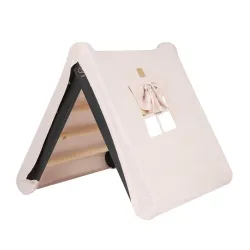MeowBaby® Domek z Drabinką dla Dzieci 60x61cm Skła