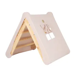 MeowBaby® Domek z Drabinką dla Dzieci 60x61cm Skła
